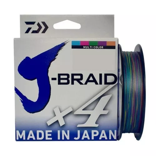 Daiwa J-Braid X4 Filler Spool 80lb Multi-Color 300 Yds UPC: 043178149829