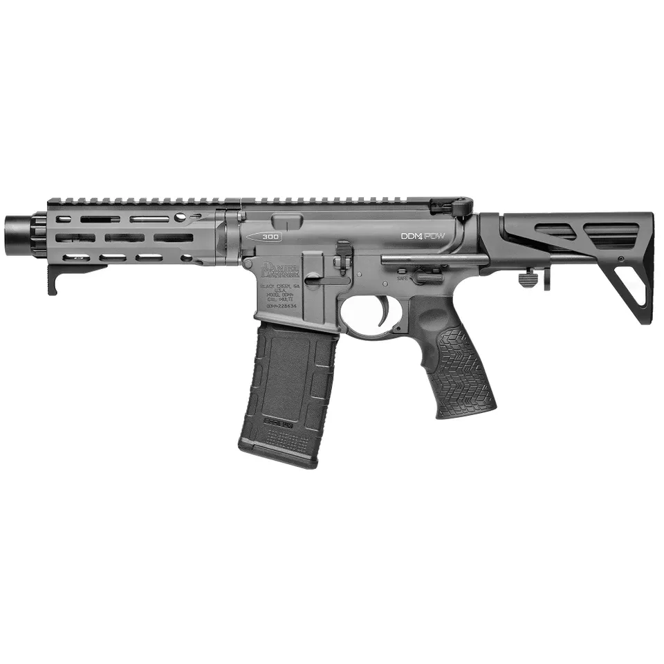 Daniel Defense DDM4 PDW SBR 7" 300 Blackout 30-Round Cobalt Finish
