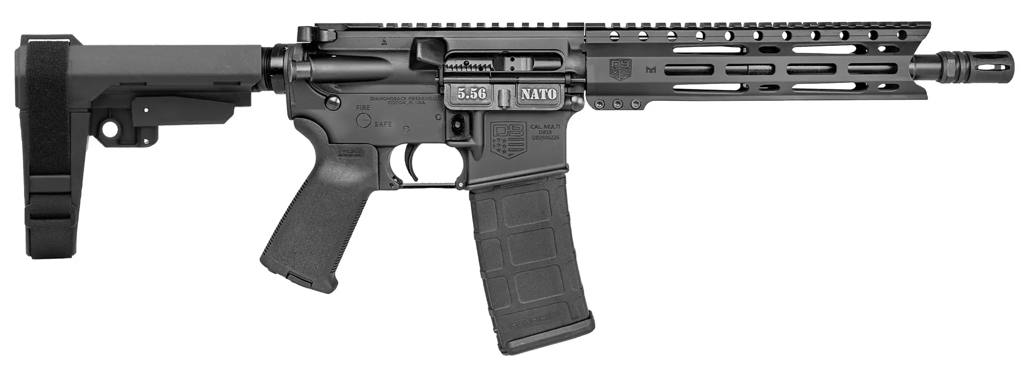 Dbf Carbon DB15 5.56 10 Sbt SBA3 Psb