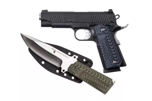 DE 1911 45ACP 4.33" 8RD STS FS W/KNF