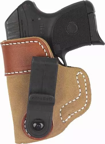DESANTIS SOFT TUCK HOLSTER IWB – RH LEATHER 1911 4.25-5″ NATURL