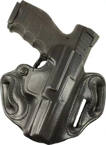 DESANTIS SPEED SCABBARD HOLSTR – RH OWB LEATHER RUGER 57 BLK