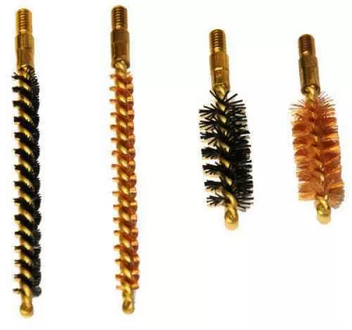 Dewey Rods Benchrest Style "FALSE Harm" Bronze Brush .40-.41 cal, 10mm Pistol - 8/32 thread - Looped end brass cor B41P