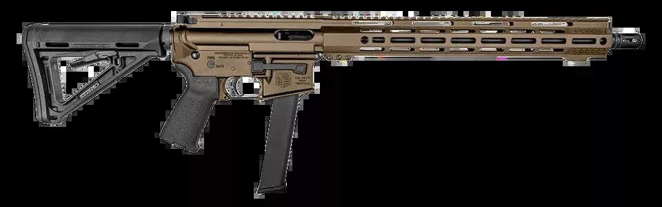 Diamondback DB15 9mm Luger Rifle with FDE Receiver and M-Lok Handguard