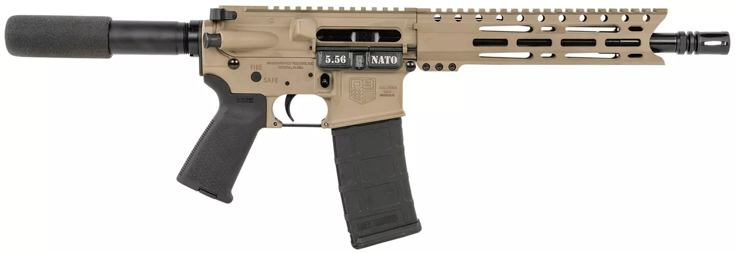 DIAMONDBACK FIREARMS DB-15 PIST 5.56MM FDE 10″