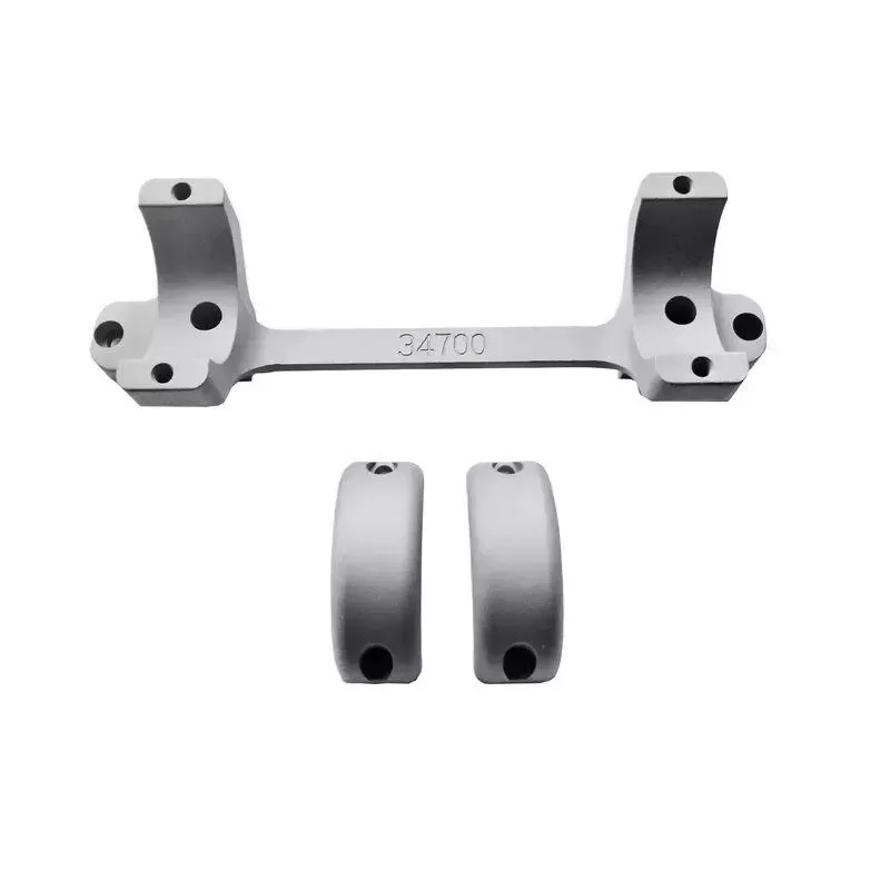 DNZ 1-Piece Gamer Reaper Scope Mount - Remington 700 Long Action High - Silver