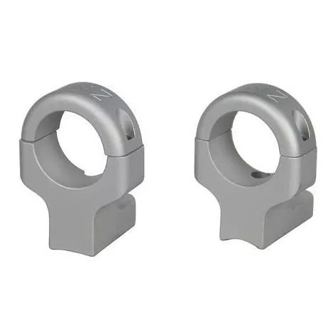 DNZGame Reaper 2 2-Piece Ringmount (2 screws) – 1″ High Silver Fits Howa 1500 Mossberg 100ATR 4X4 MVP Weatherby Vanguard Remington 7007217227
