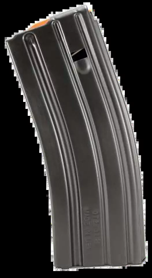 DuraMag 10-Round AR-15 Magazine, .223/5.56, Black with Orange Follower