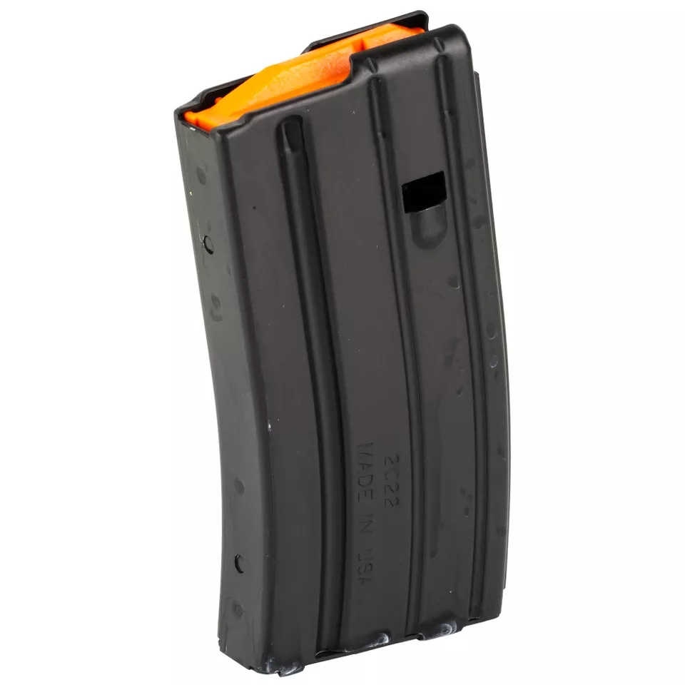 DURAMAG 20-Round 5.56 Aluminum Magazine Black/Orange