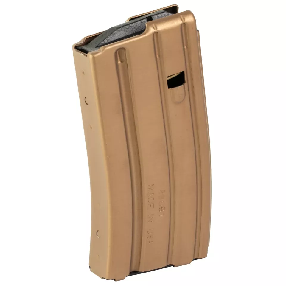 DURAMAG 20-Round 5.56 Aluminum Magazine, Bronze/Black