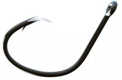 Eagle Claw Fishing Tackle Trokar Lancet Saltwater Circle Hook Plat Black FALSEn-Offset 11pk 5/0 TK4-5/0