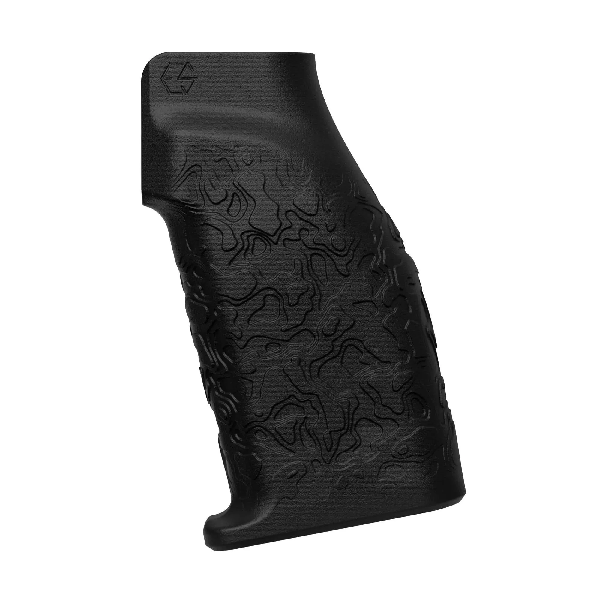 Edgar AR-15 Granite Grip Topo Texture Black