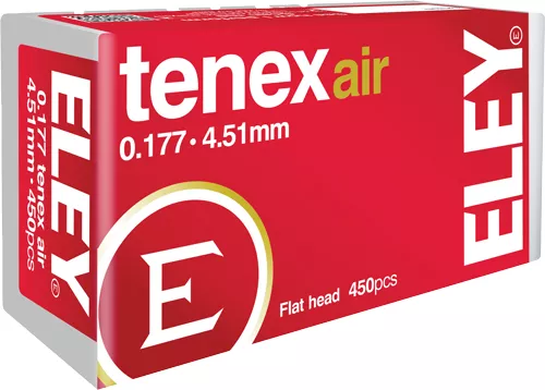 ELEY TENEX AIR PELLETS 177 – 4.51MM 8.2 GRAINS 450-PACK