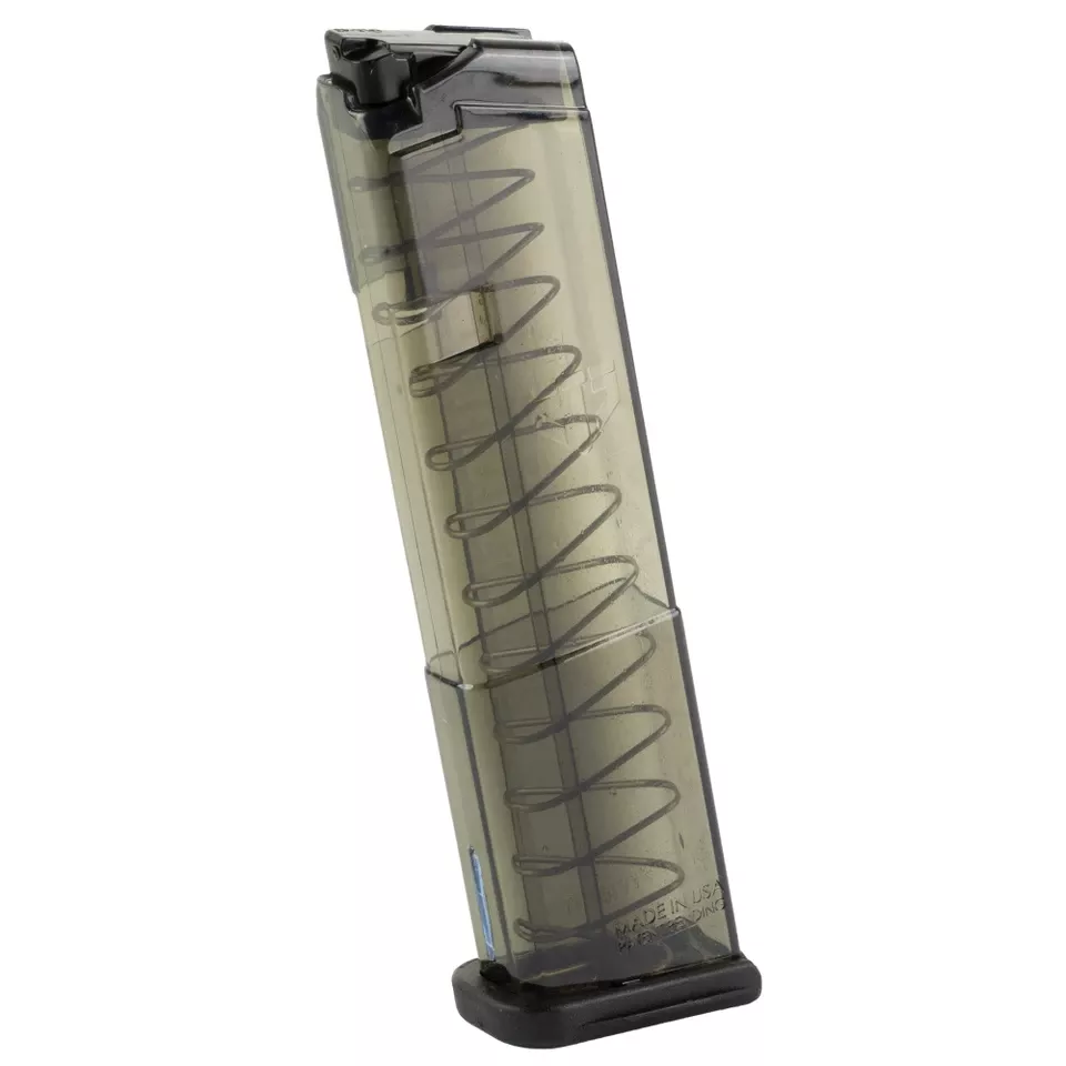 ETS Magazine for Glock 43 9mm 12-Round Carbon Smoke