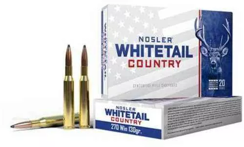 FALSEsler 40110 Whitetail Country 270Win 130Gr Spitzer Boat Tail 20 Per Box/10 Case