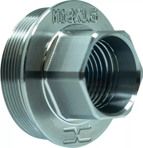FAXON M18X1.5 DIRECT THREAD TO – HUB ADAPTER TITANIUM