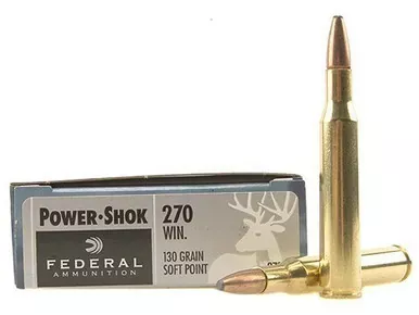 Federal 270 WIN 130gr Power-Shok box of 20