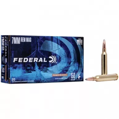 Federal 7mm Rem Mag 150gr Power-Shok, Box of 20