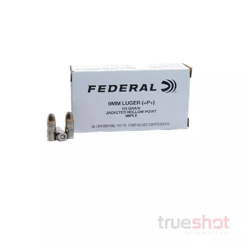 Federal – 9mm +P+ – 115 Grain – HS JHP