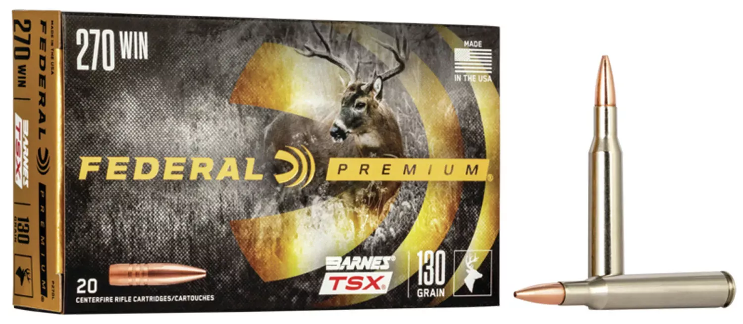Federal Ammunition .270 Winchester 130 gr, 20-Round Box