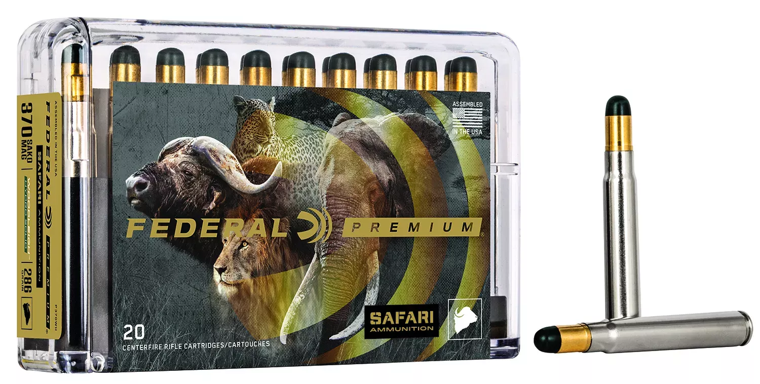 Federal Ammunition 370 Sako Mag 286 gr, 20-Round Box