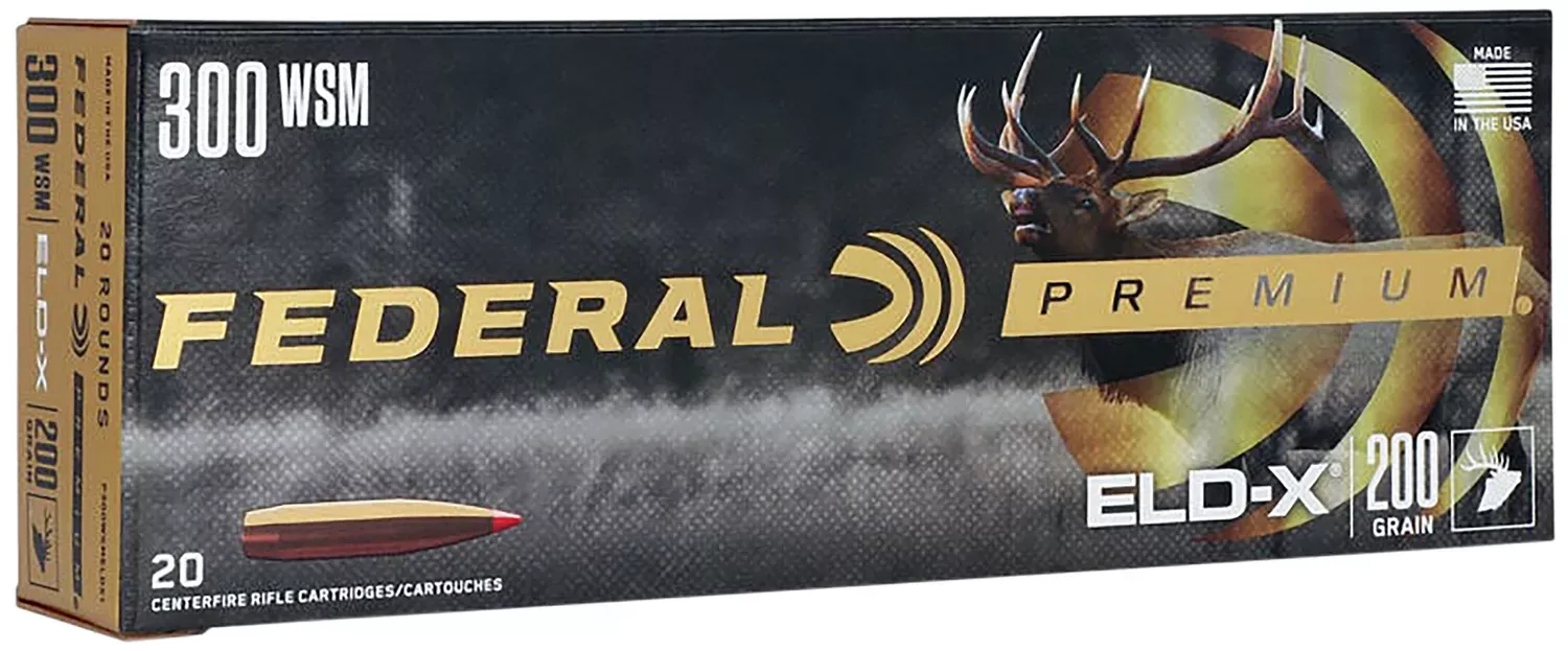 Federal Ammunition Federal Premium .300 Winchester Short Magnum (WSM) 200 GR Polymer tip, 20-Round Box