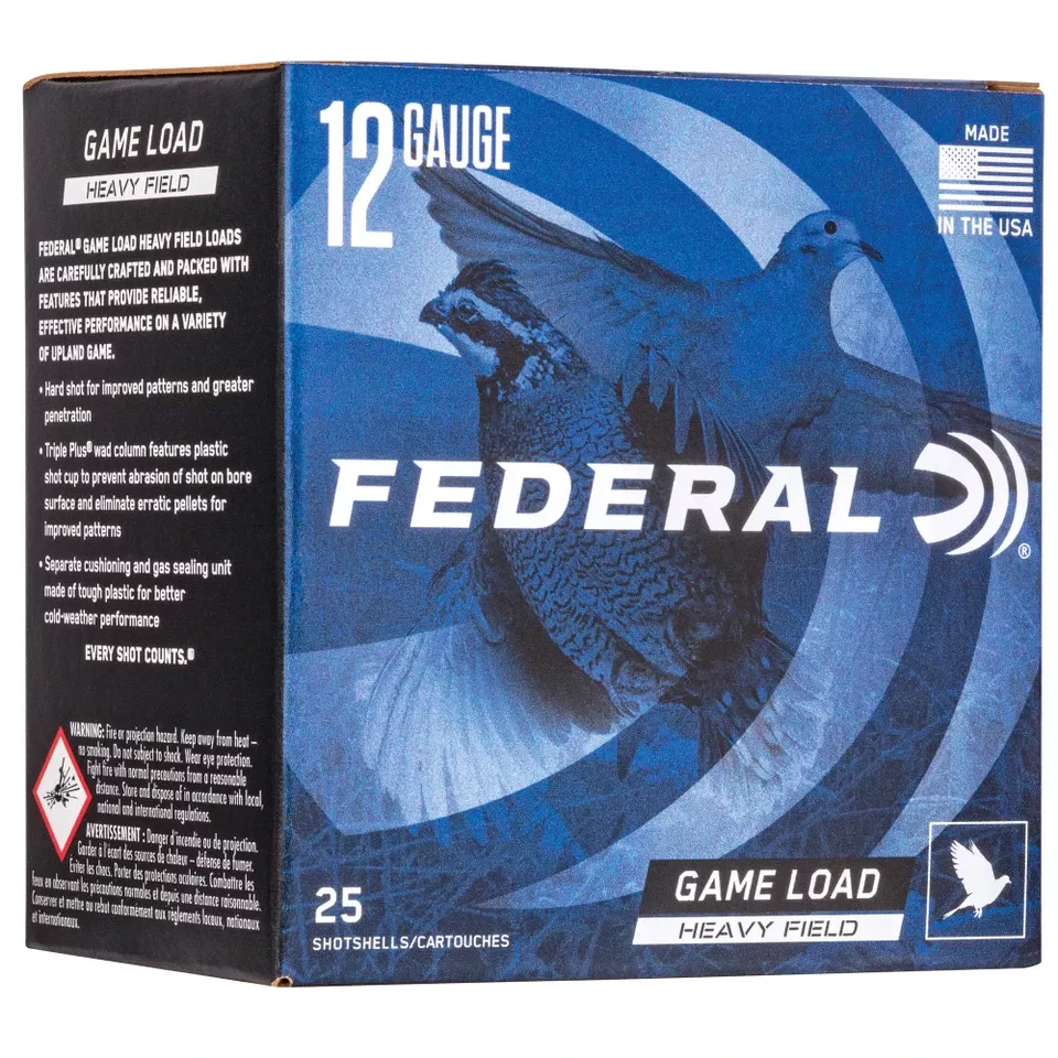 Federal Game-Shok 12 Gauge 2.75" #6 Shot 25 Rounds/Box