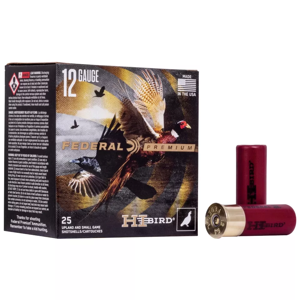 Federal Hi-Bird 12 Gauge 2.75" #7.5 Shotgun Shells - 25 Rounds per Box, 250 Rounds per Case