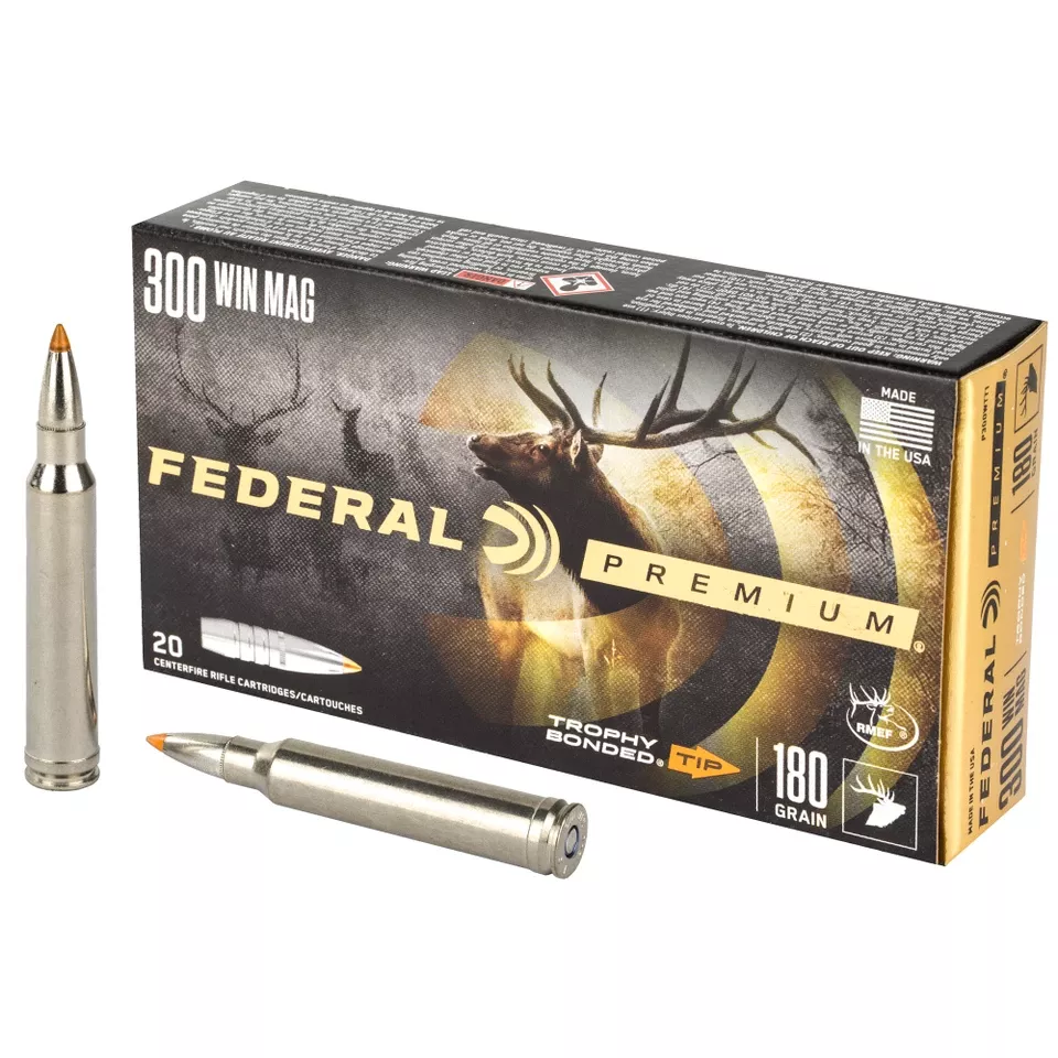 Federal Premium 300 Win Mag 180 Grain Trophy Tip 20/200