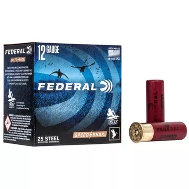 Federal Speed-Shok 12 Gauge Ammo 3″ 1 1/8 oz #2 Shot Box of 25