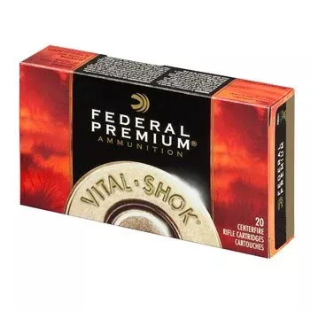 Federal Vital-Shok 375 H&H Mag Ammo 250 Grain Trophy Bonded Bear Claw Box of 20