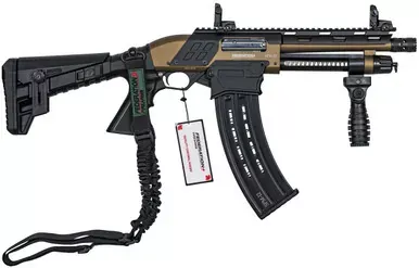 Federation Firearms SPM 12 Pump-Action, 12 Ga 3″, 9″ Barrel, Bronze