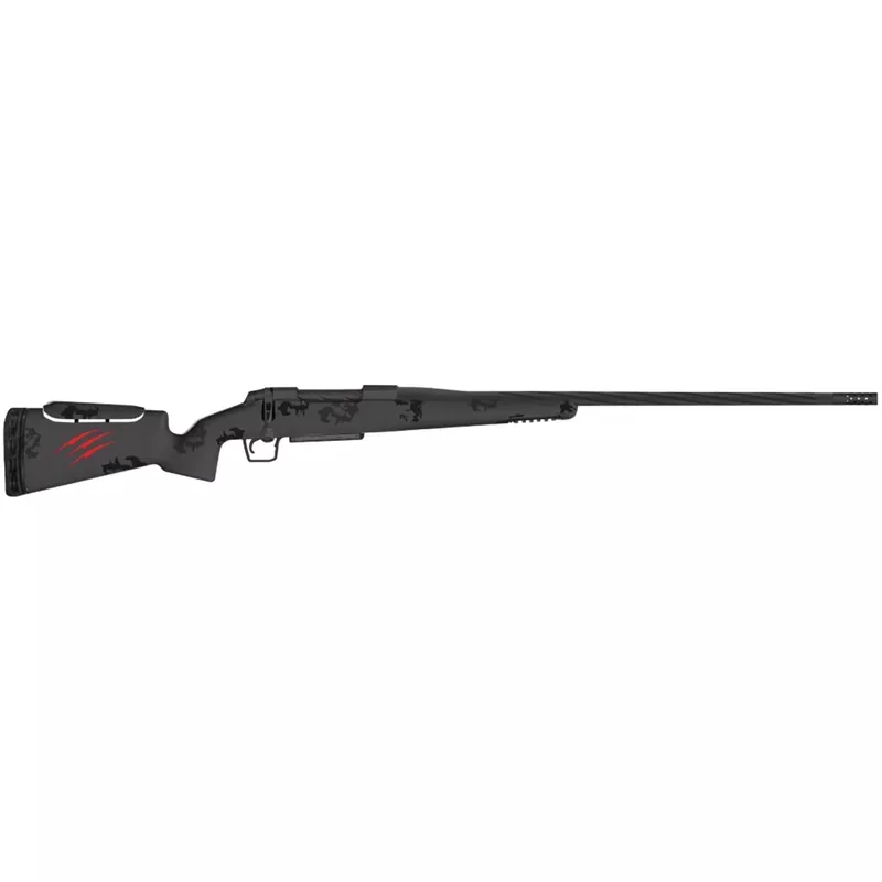 Fierce Firearms Twisted Rival XP .28 Nosler Bolt Action Rifle, Blackout Camo – FRXP28NOS26BBO