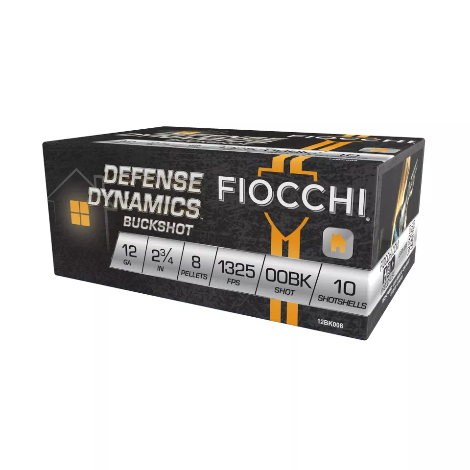 Fiocchi 12 Gauge 2.75" 00 Buckshot 10 Rounds/250 Rounds Box