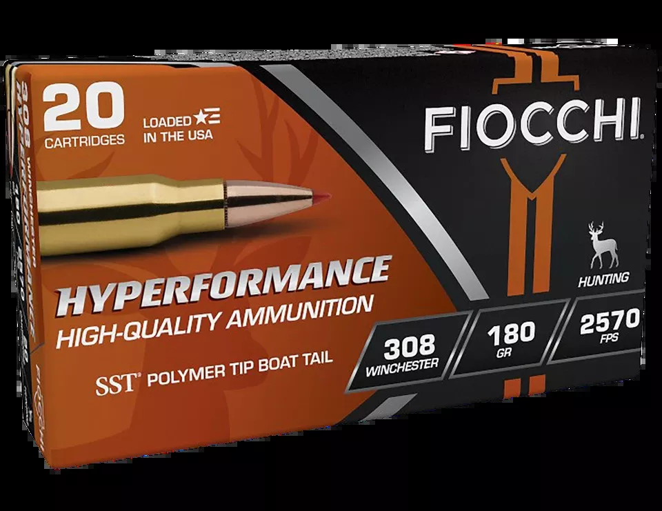 Fiocchi Hyperformance .308 Win 180gr SST Ammo - 20 Rounds/Box, 10 Boxes/Case