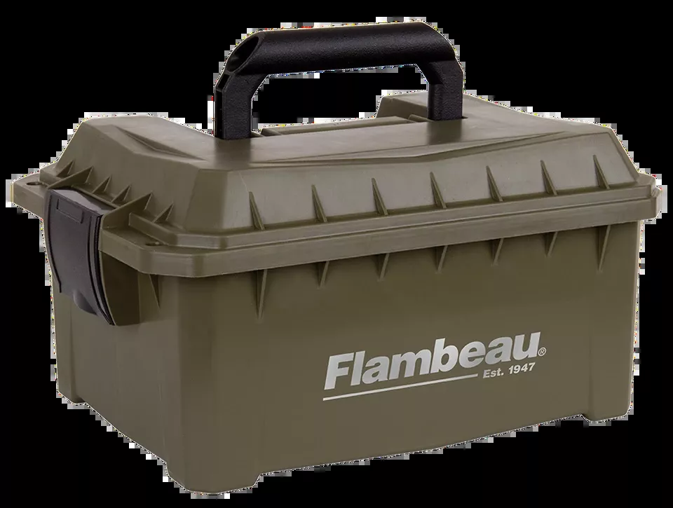 Flambeau 7415SB Shotshell Storage Case for 12/20 Gauge - Tan, 4-Pack
