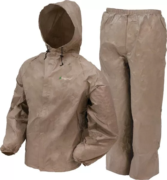 FROGG TOGGS RAIN SUIT MENS – ULTRA LITE 2 X-LARGE KHAKI