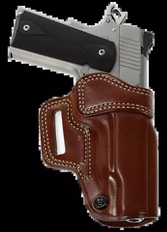 Galco AV266 Avenger OWB Tan Leather Holster for 4-4.25" 1911