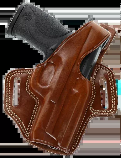Galco FL838R Fletch OWB Tan Leather Belt Slide Right Hand