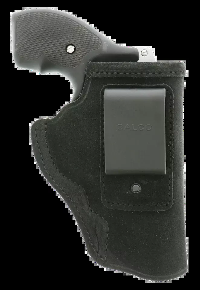 Galco STO158B Stow-N-Go IWB Black Leather Holster for S&W J Frame and Charter Arms Undercover - Right Handed