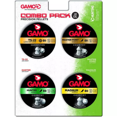 GAMO COMBO PACK ASSRTD .22 PEL UPC: 793676090306