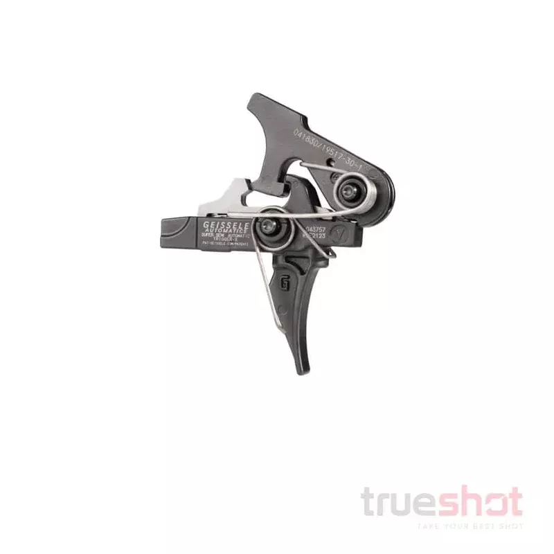 GEISSELE – SSA-E X WITH LIGHTNING BOW – 3 LBS – 2 STAGE – SEMI-CURVED – BLACK – AR-15 TRIGGER