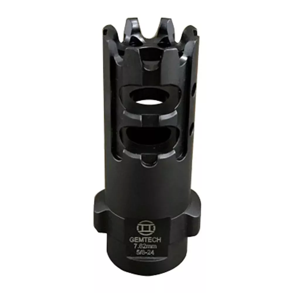 Gemtech 7.62mm Muzzle Brake Threaded 5/8-24