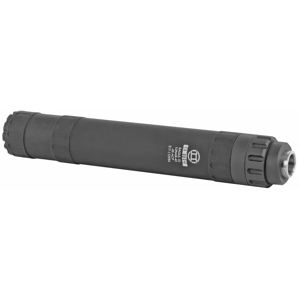 GEMTECH Lunar-45 Suppressor, Modular .45 ACP, Black