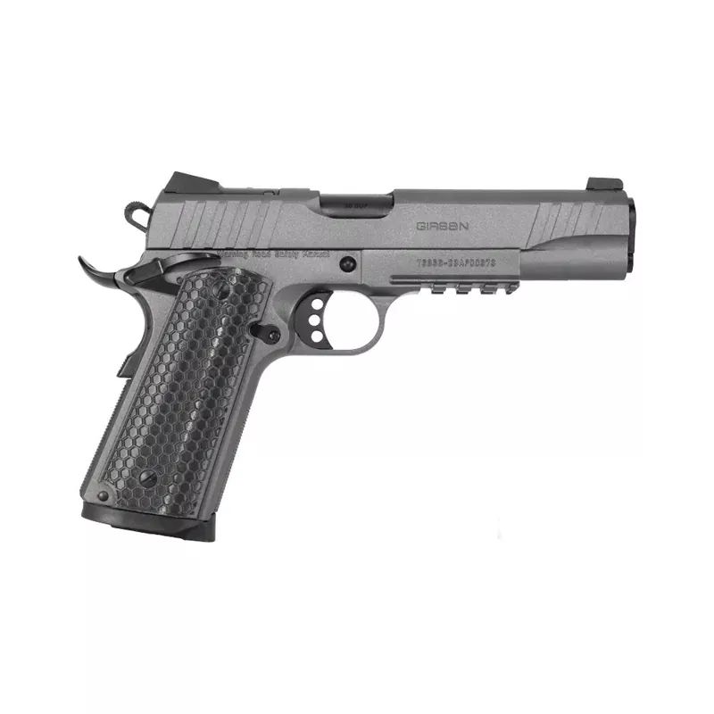 Girsan Influencer MC1911 .38 Super 5″ 9rd Pistol, Tungsten – 391149