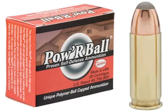 Glaser Pow’RBall Handgun Ammunition.38 Spl (+P) 100 gr JHP 1150 fps 20/box