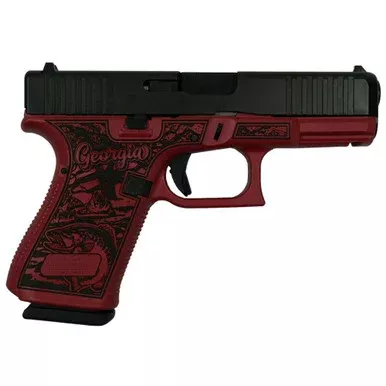 Glock 19 Gen 5 9mm Luger Pistol 4.02″ Barrel 15+3 Round Georgia Red