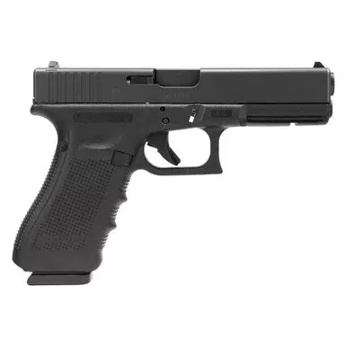 Glock 19 Gen 5 MOS 9mm Luger Pistol 4.02″ Barrel 15+3 Round Black (Front Serrations)