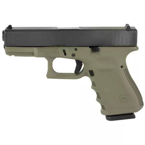 GLOCK 19 GEN3 9MM COMP MOSS GRN/BLK