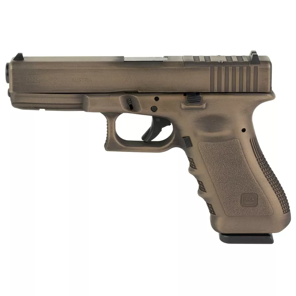 GLOCK 22 Gen3 .40 S&W 15-Round Smoked Bronze